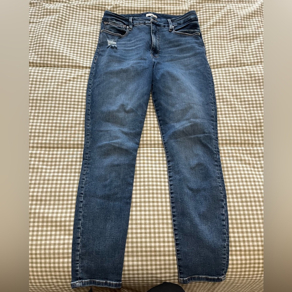 Good American Good Waist High Rise Skinny Jeans - GW873T - Size 10